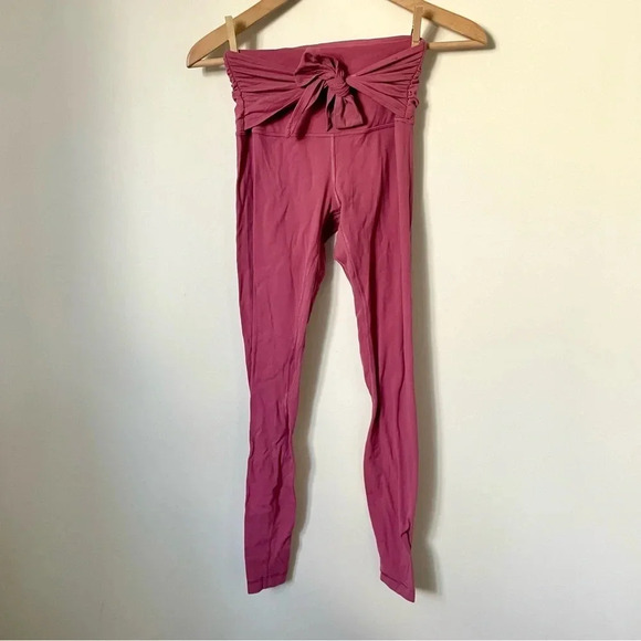 Lululemon Align Pant 28" *Wrap  Waist Moss Rose - Picture 5 of 11
